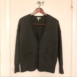 Joie Wool/Cashmere Sweater, Gray, 0/XS